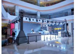 鄭州錦藝城長(zhǎng)安車(chē)展華熠物料租賃公司助力舞臺(tái)桁架