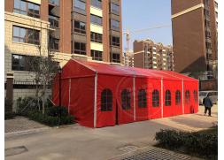 鄭州2020新鄉(xiāng)輝縣活動現(xiàn)場選用華熠正紅色篷房租賃